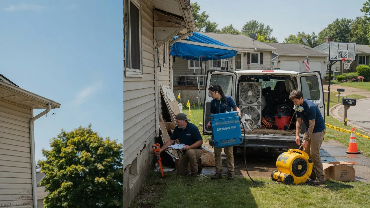 Ceiling Leak Cleanup in Somerset Center, MI near me